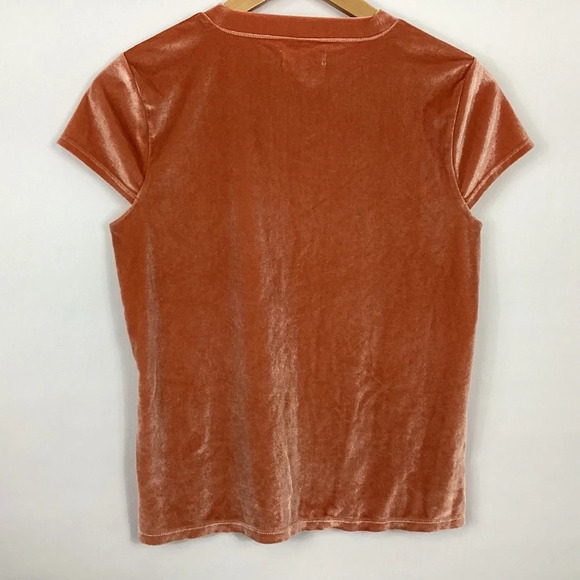 Madewell Crushed Velvet Top Size Small - Picture 2 of 4